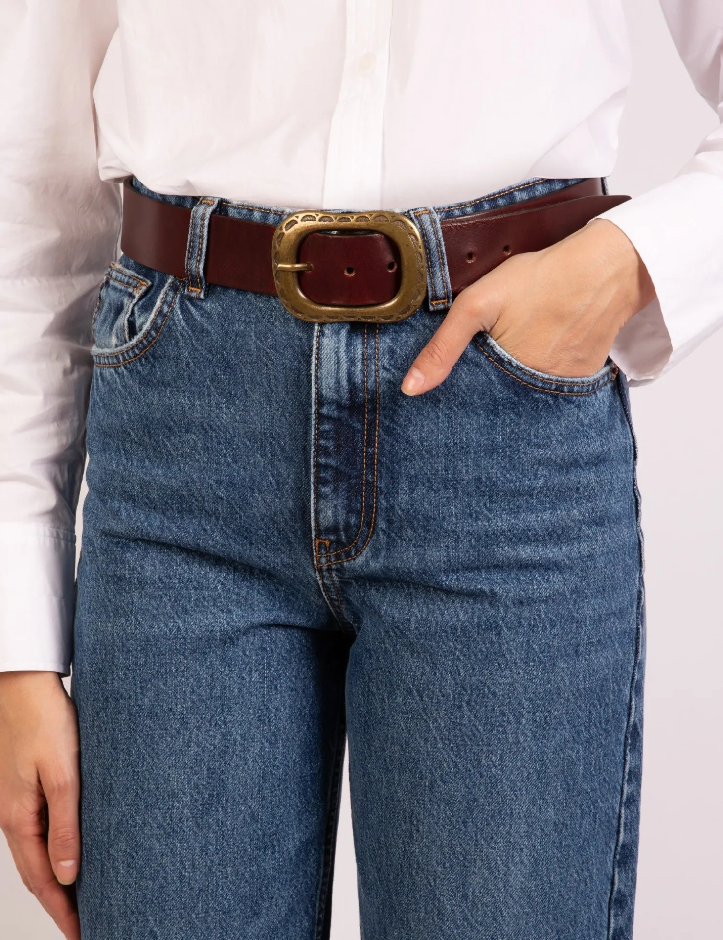 Penelope Chilvers Belts*Bronze Buckle Belt