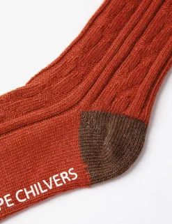 Penelope Chilvers Socks & Tights*Cashmere Cable Boot Socks