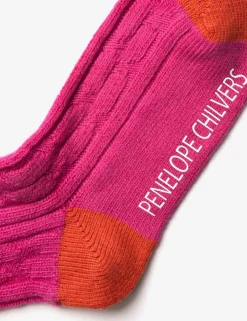 Penelope Chilvers Winter Accessories | Socks & Tights*Cashmere Cable Boot Socks
