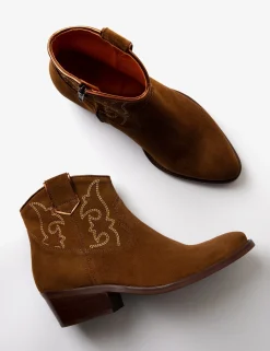 BOY Penelope Chilvers Heeled Boots | Cowboy Boots*Cassidy Suede Embroidered Boot
