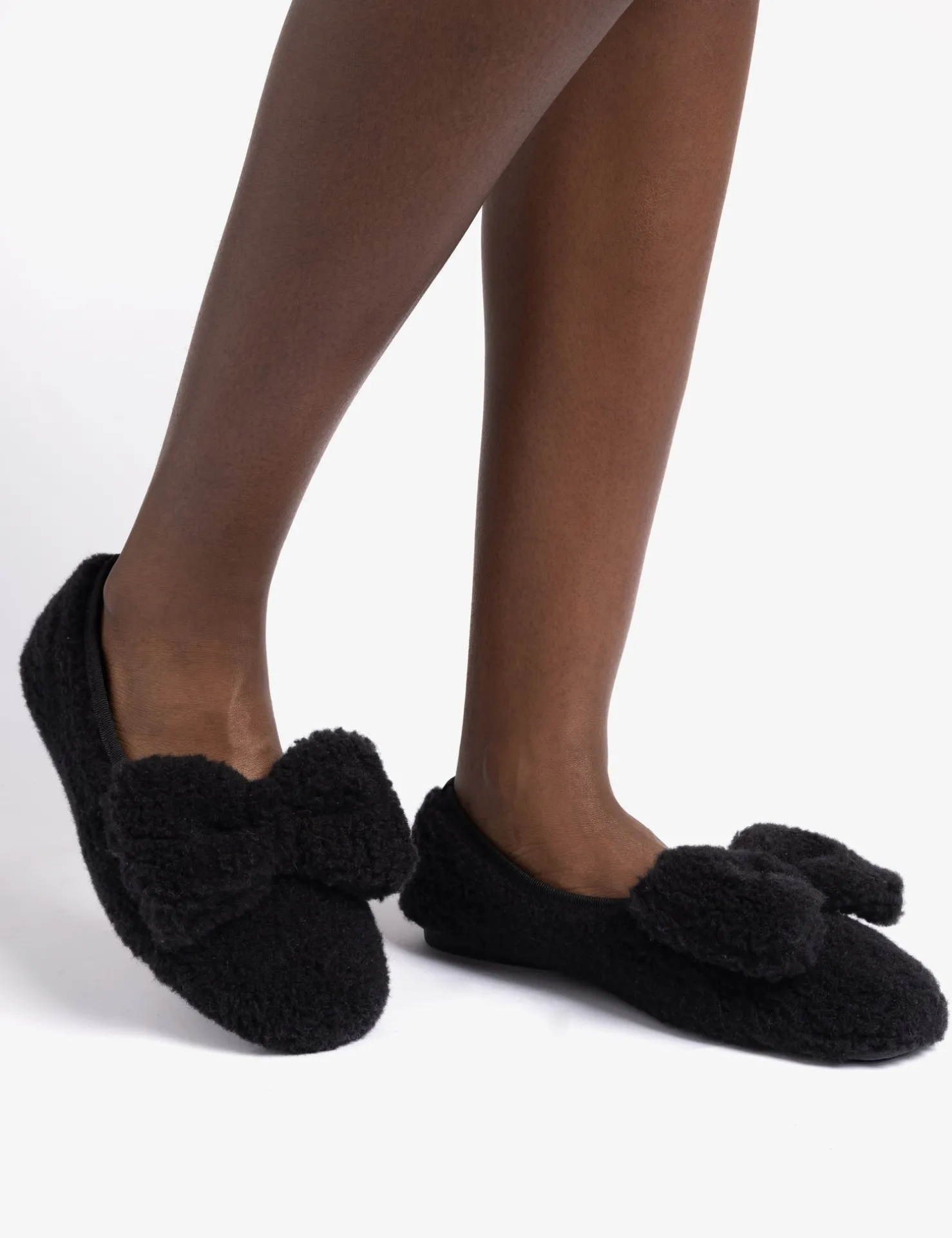 Penelope Chilvers Slippers*Celeste Shearling Bow Slipper