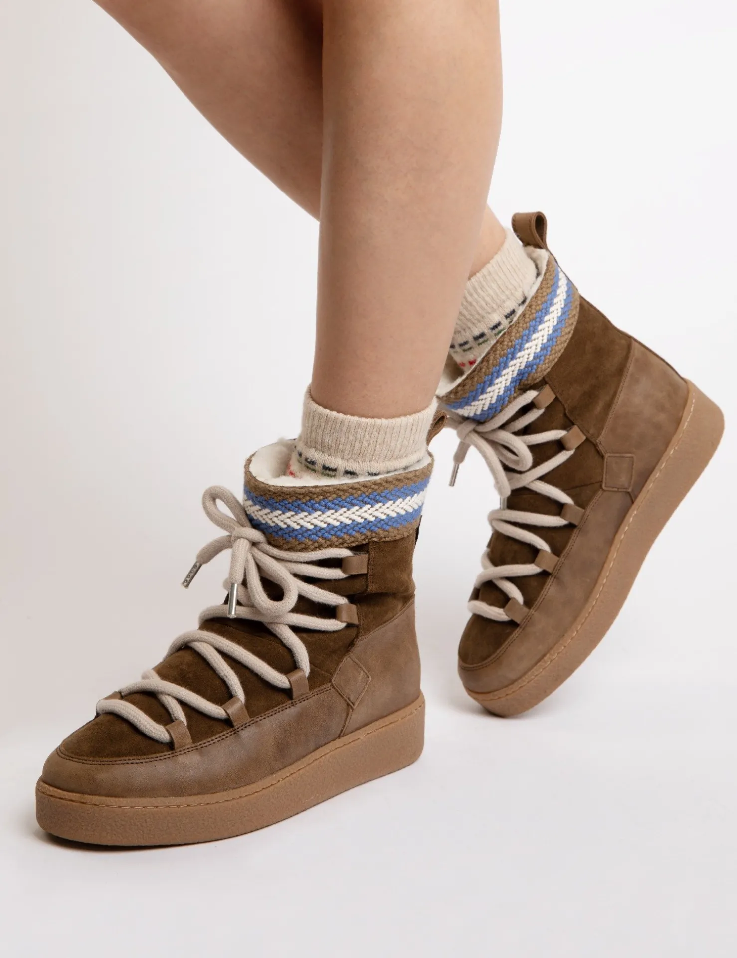 Penelope Chilvers Winter Boots | Wool & Shearling*Cosmos Suede Boot