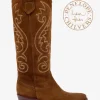 BOY Penelope Chilvers Long Boots | Cowboy Boots*Cowgirl Suede Embroidered Boot