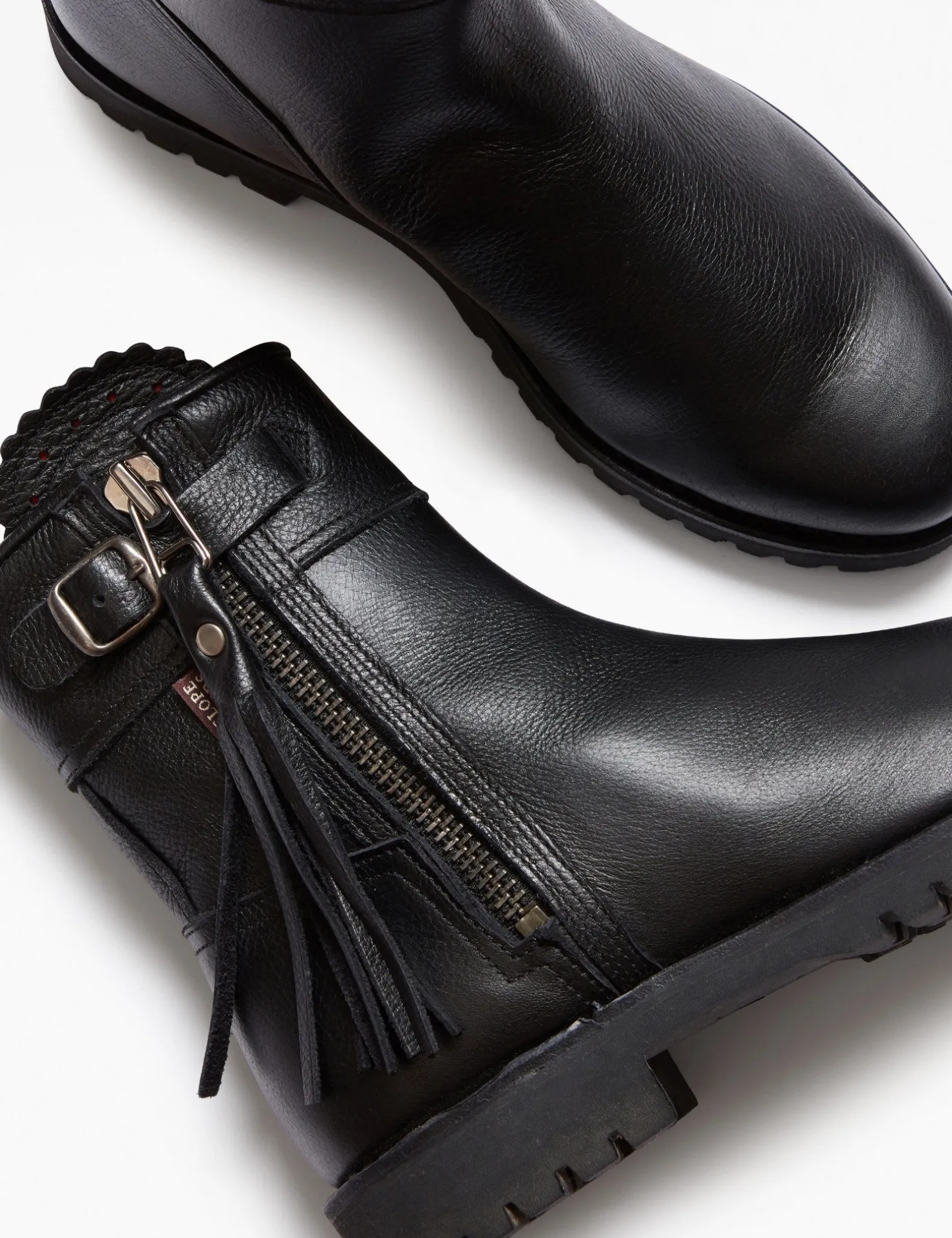 Penelope Chilvers Goodyear Welt Boots | Equestrian Boots*Cropped Leather Tassel Boot