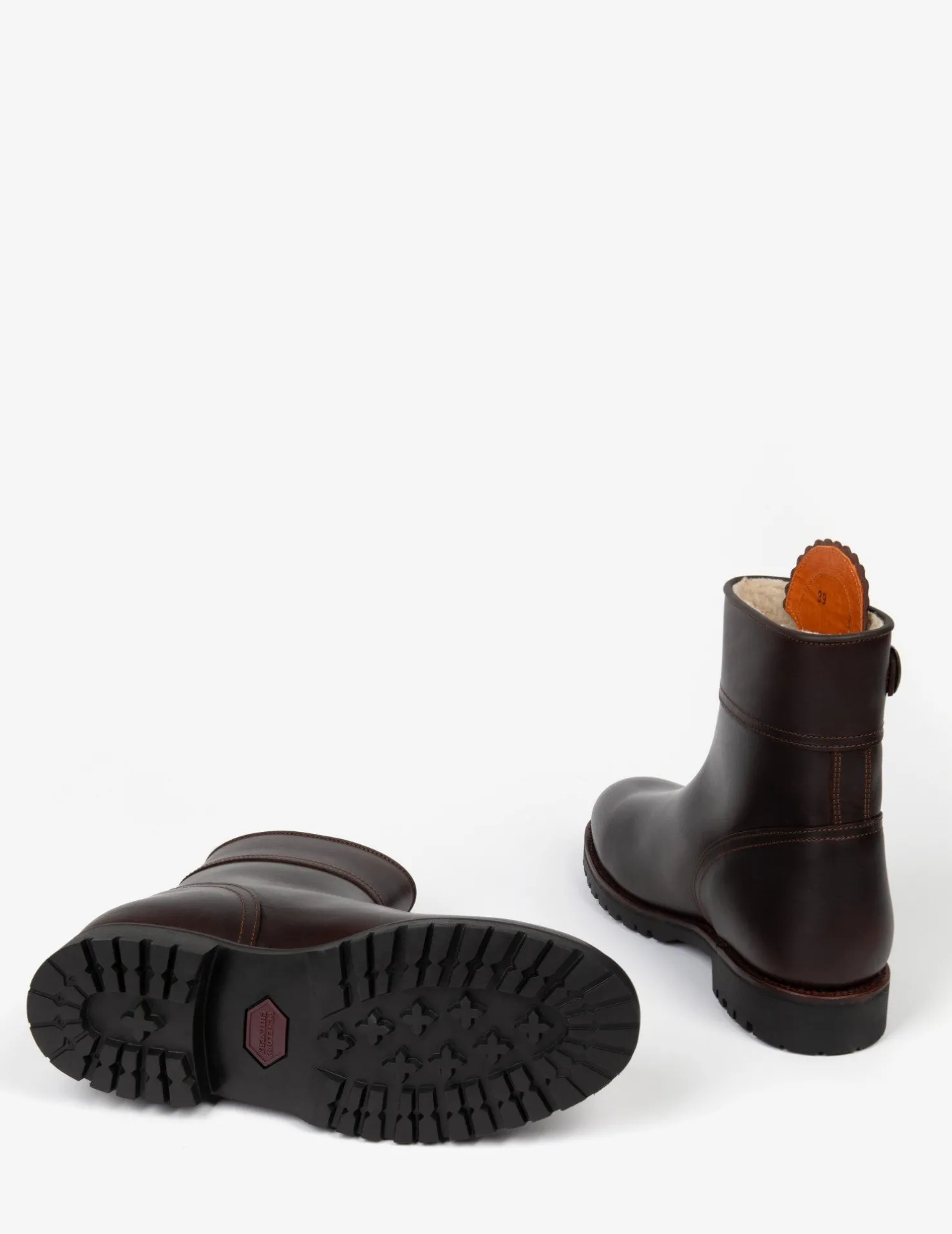 Penelope Chilvers Winter Boots | Wool & Shearling*Cropped Wool-Lined Tassel Boot