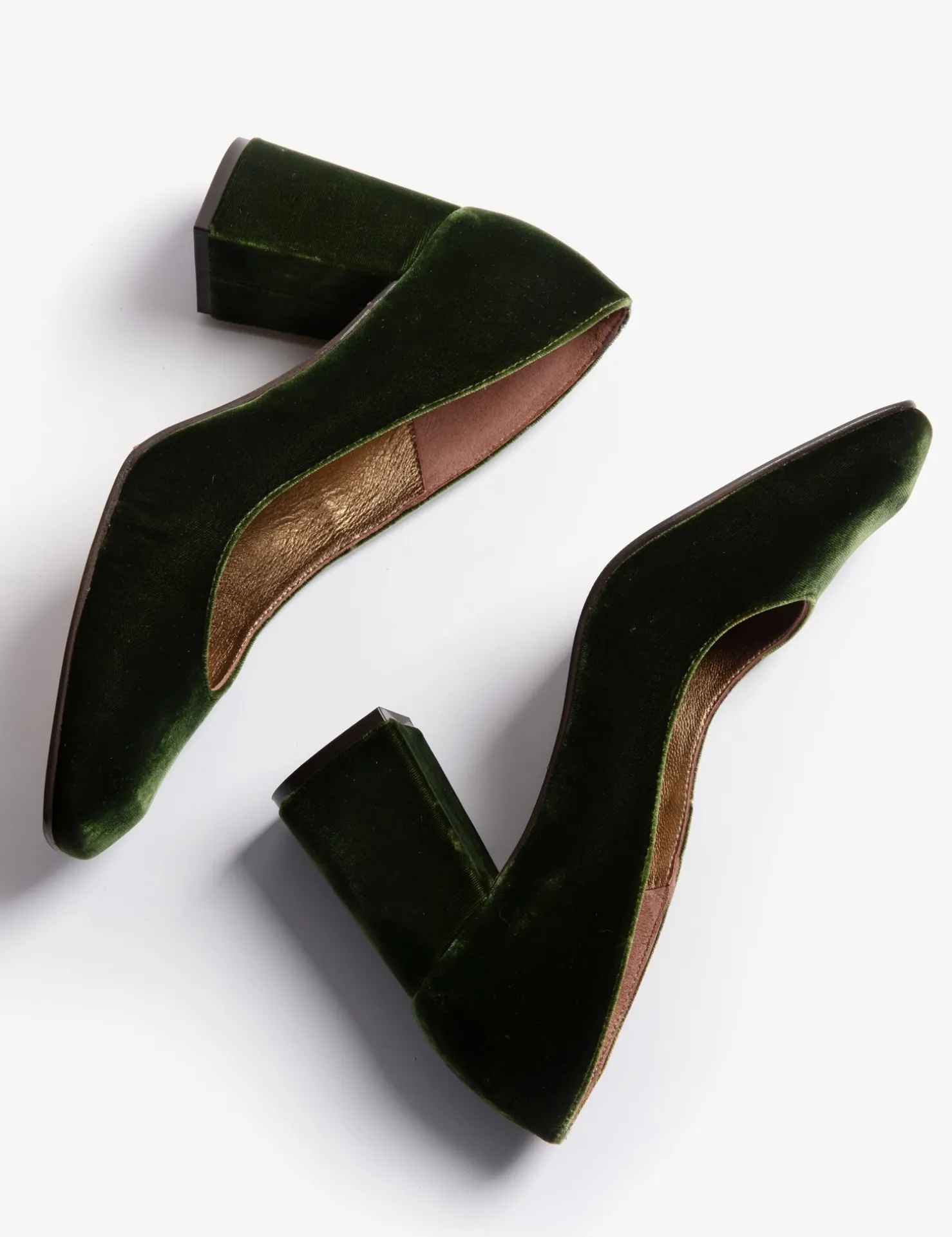 Penelope Chilvers Heeled Shoes*Gamine Velvet Shoe
