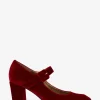Penelope Chilvers Mary Janes | Heeled Shoes*High Mary Jane Velvet Shoe