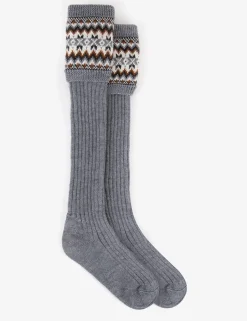 Penelope Chilvers Socks & Tights | Winter Accessories*Highland Fairisle Boot Sock