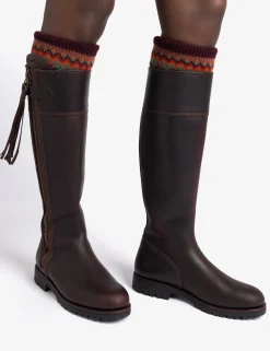 Penelope Chilvers Socks & Tights | Winter Accessories*Highland Fairisle Boot Sock