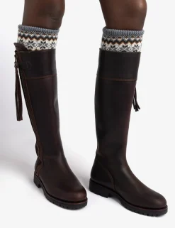 Penelope Chilvers Socks & Tights | Winter Accessories*Highland Fairisle Boot Sock