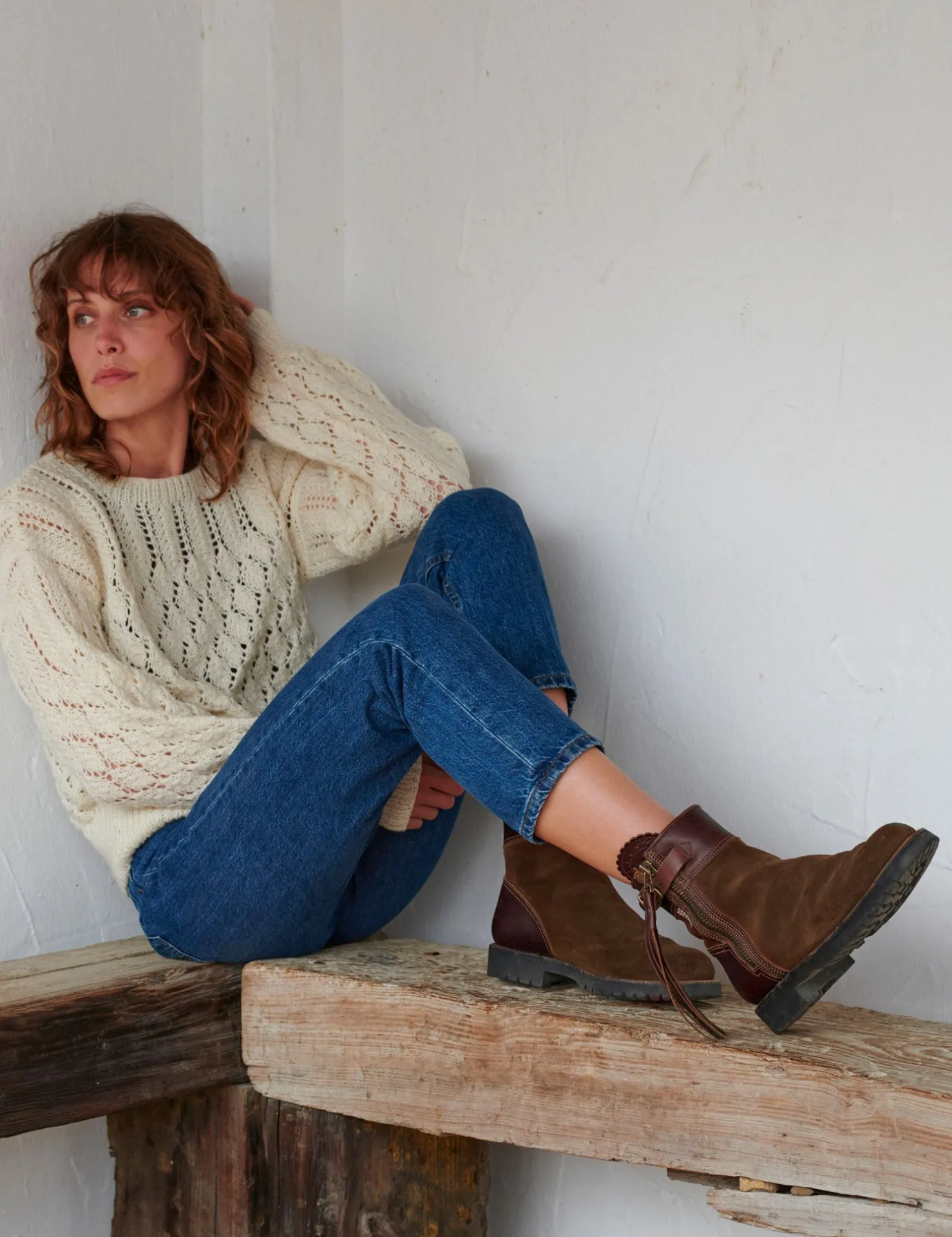 Penelope Chilvers Winter Boots | Goodyear Welt Boots*Inclement Cropped Tassel Boot