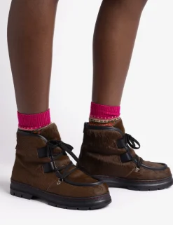 Penelope Chilvers Winter Boots | Lace Up Boots*Incredible Pony Shearling-Lined Boot