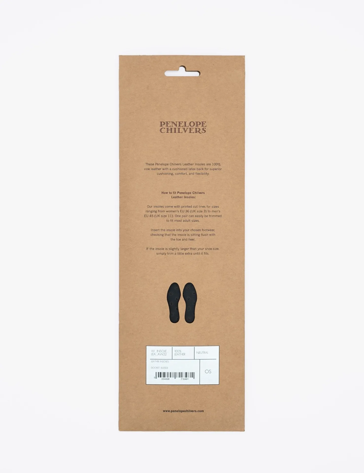 Penelope Chilvers Laces & Insoles | Socks & Tights*Leather Insoles
