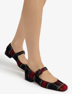 Penelope Chilvers Heeled Shoes | Mary Janes*Low Mary Jane Tartan Shoe