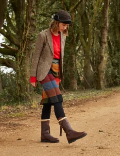Penelope Chilvers Winter Boots | Wool & Shearling*Midcalf Lined Tassel Boot