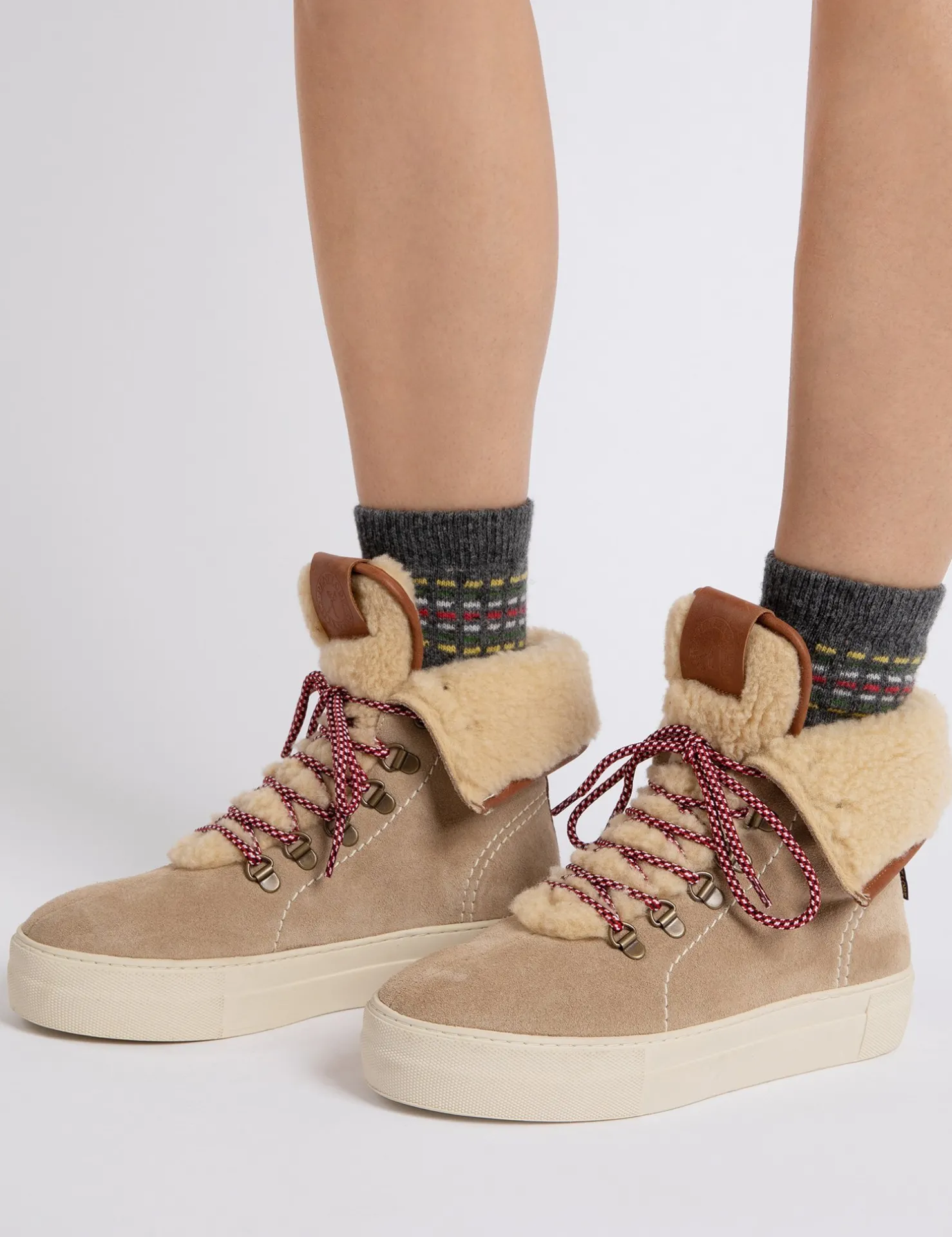 Penelope Chilvers Winter Boots | Lace Up Boots*Phoenix Wool-Lined Suede Boot