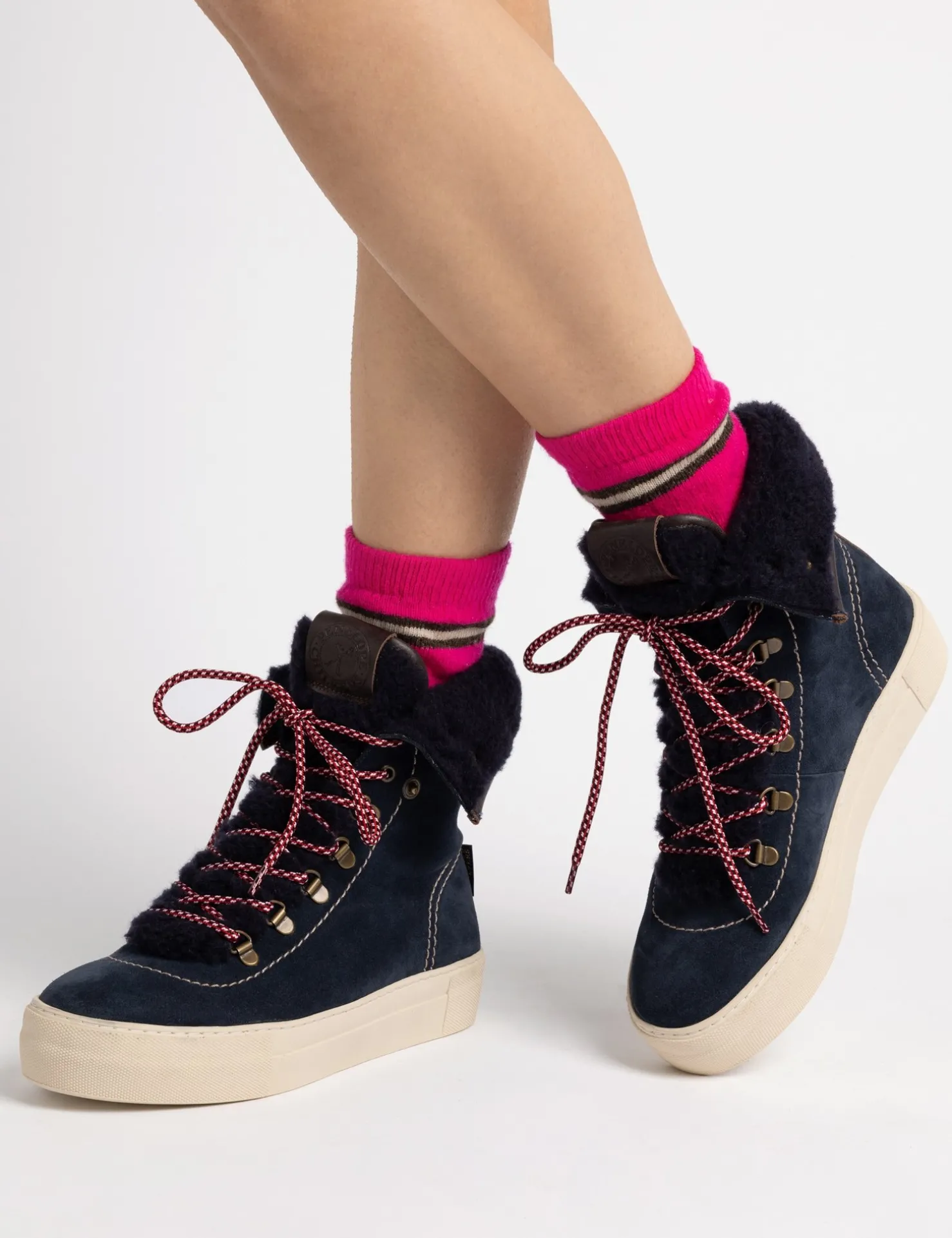 Penelope Chilvers Lace Up Boots | Wool & Shearling*Phoenix Wool-Lined Suede Boot