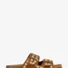 Penelope Chilvers Slides*Pool Suede Embroidery Slide