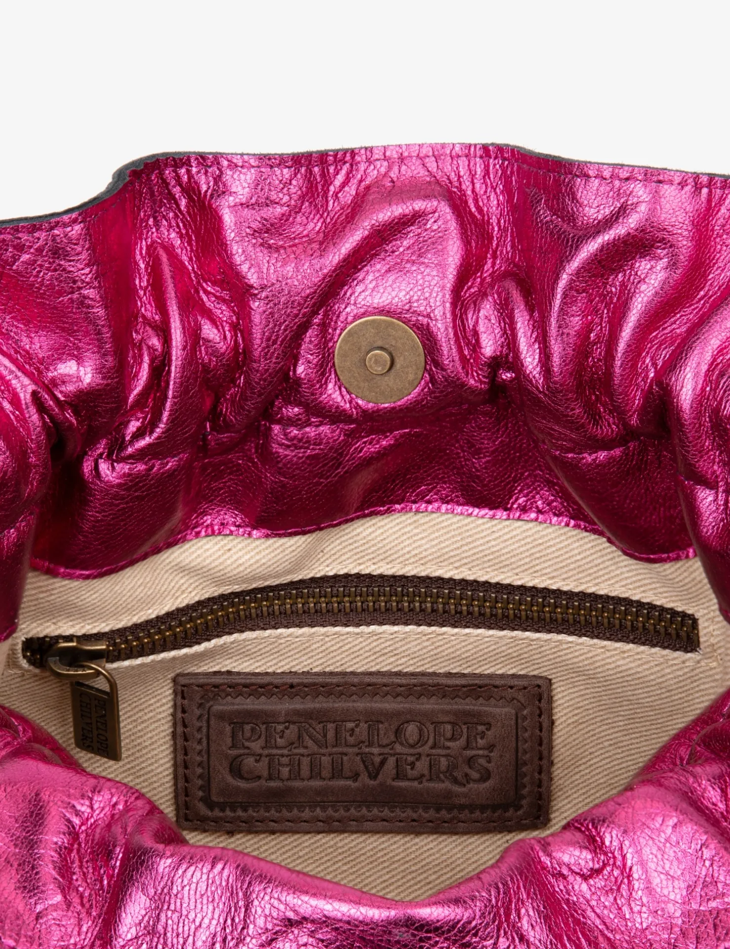 Penelope Chilvers Bags*Puffball Leather Clutch