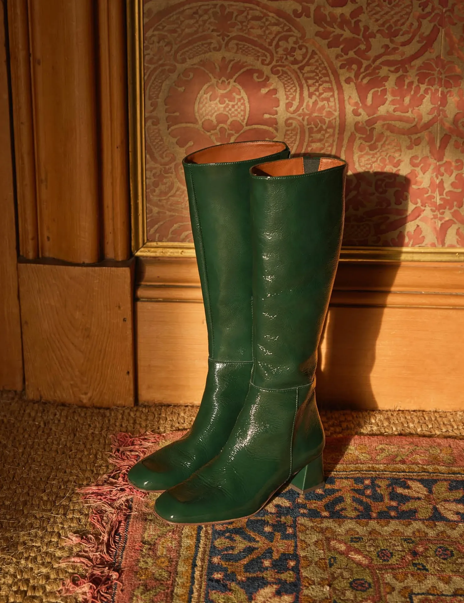 Penelope Chilvers Heeled Boots | Long Boots*Sinatra Patent Leather Boot