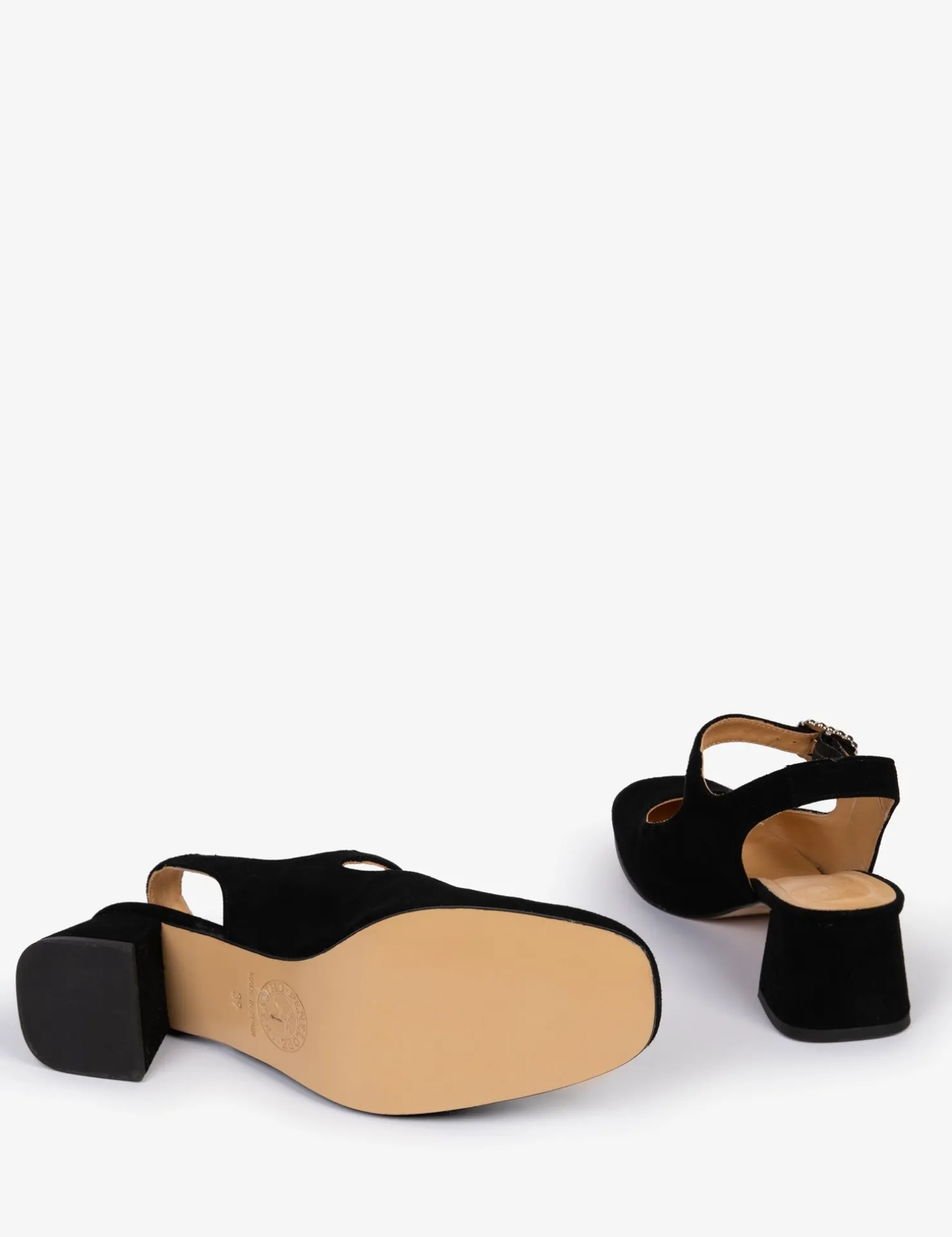 Penelope Chilvers Heeled Shoes*Tiffany Diamante Suede Slingback