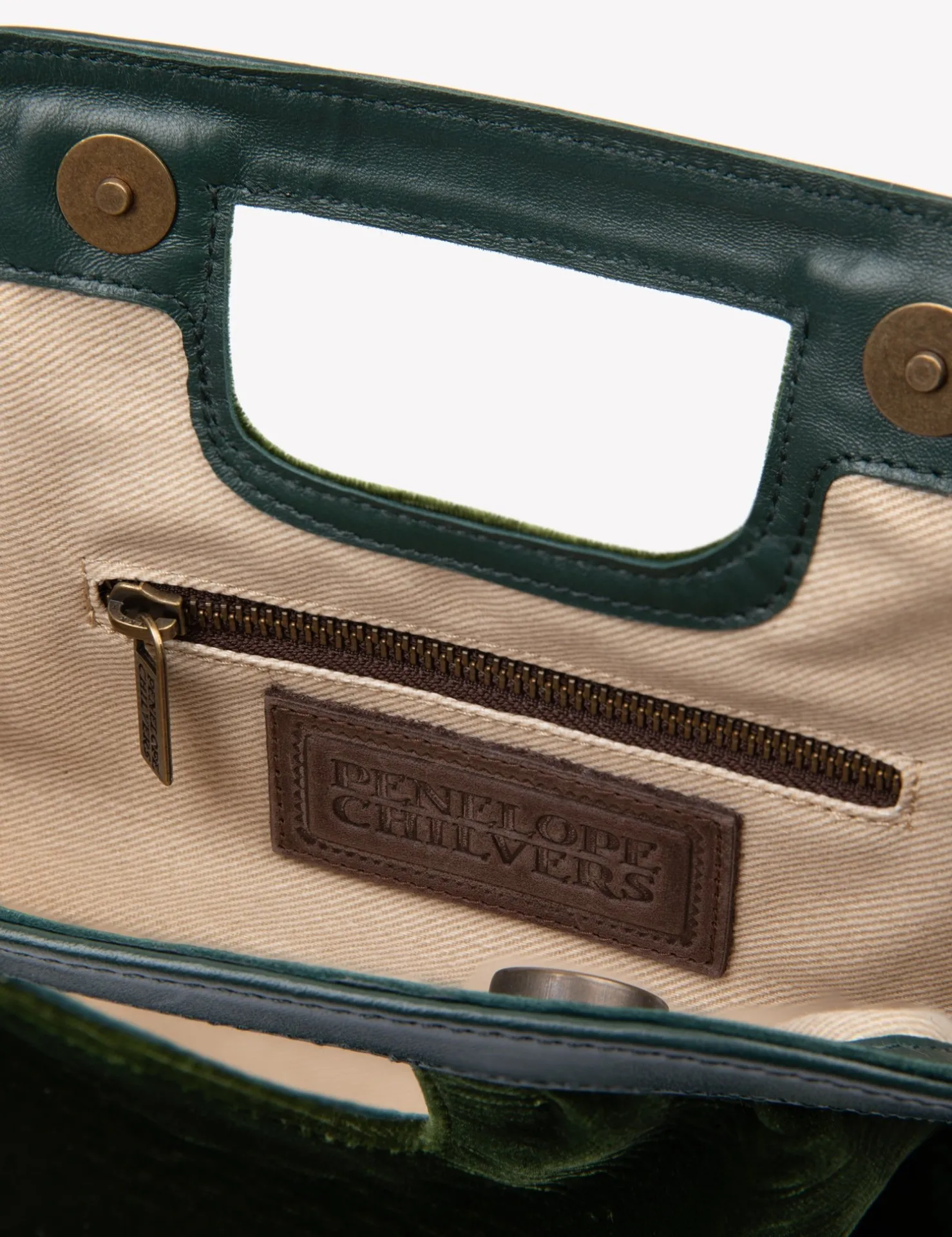 Penelope Chilvers Bags*Topper Velvet Clutch